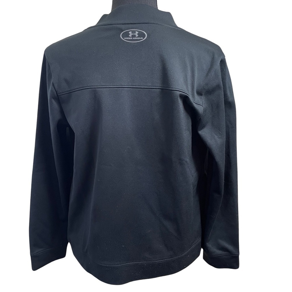 Unisex Under Armor Black Zip Up Athletic Jacket Size: Youth XL - Picture 4 of 9